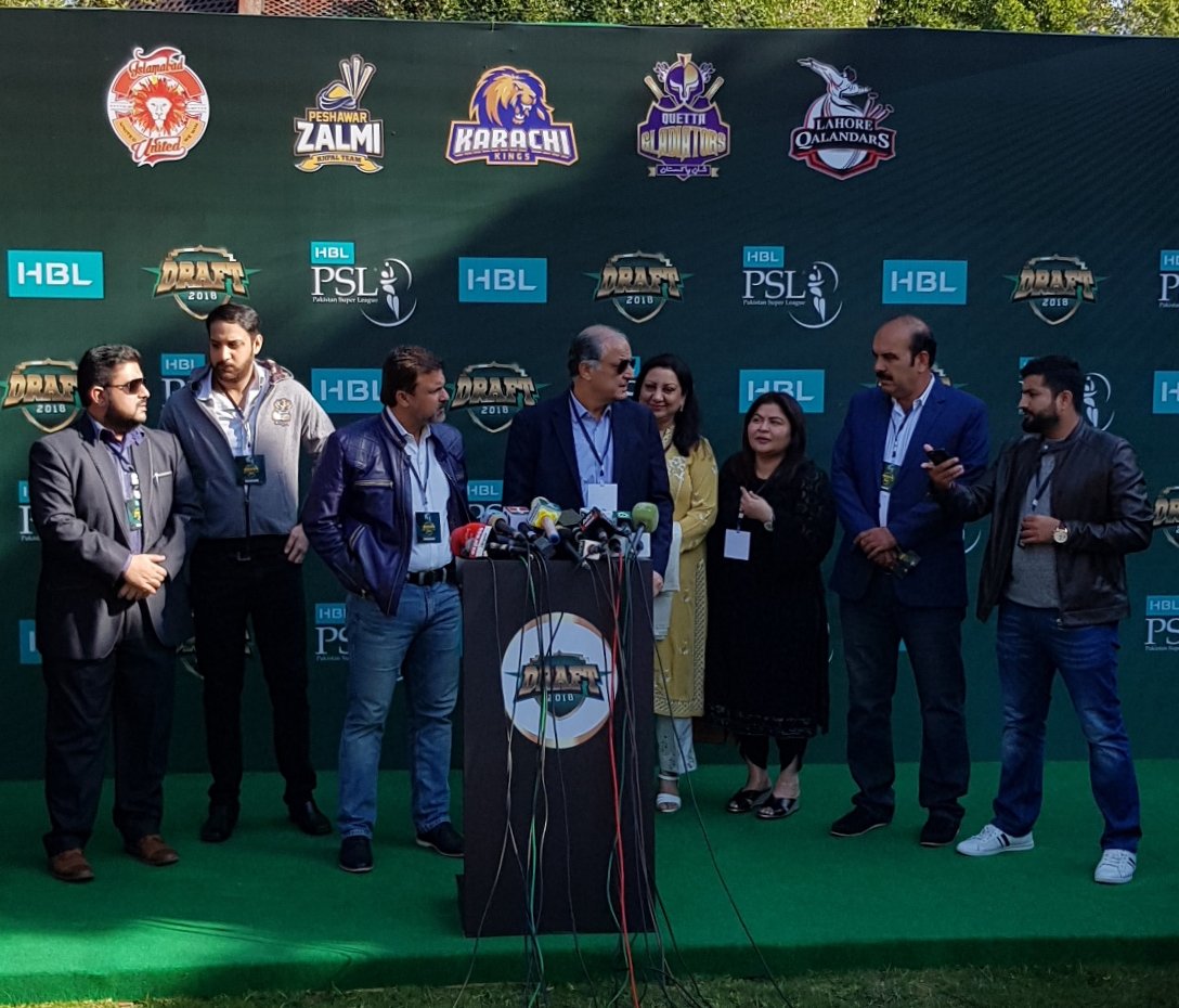 Pictorial view of PSL Draft 2018