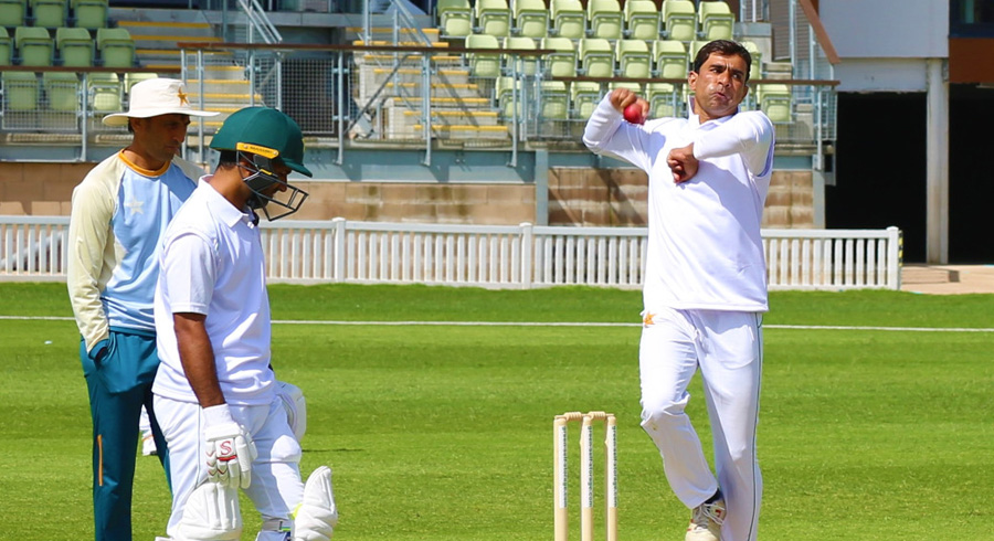 Pakistan's second intra-squad practice match in Worcester