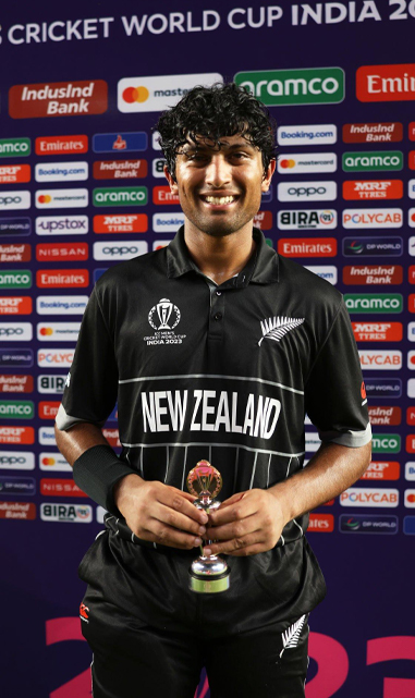 Rachin Ravindra awarded Player of the Match