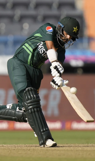 Saud Shakeel showed his wares with a quick half-century