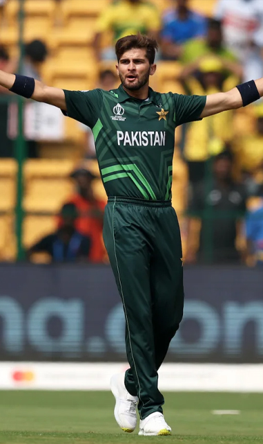 Shaheen Afridi appeals for LBW