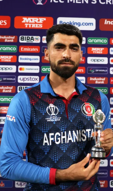 Ibrahim Zadran awarded player of the match