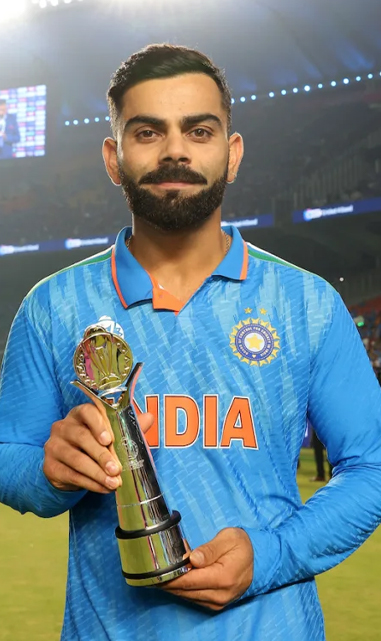 Virat Kohli awarded Player of the tournament