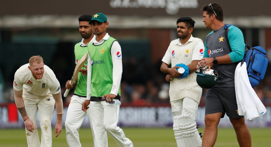 Babar Azam out of England series with broken arm