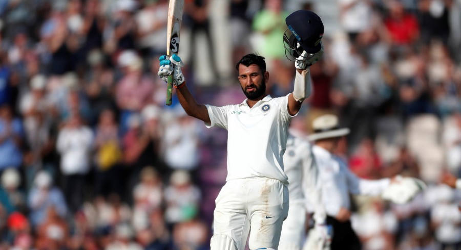 Pujara's unbeaten 132 gives India edge in fourth Test