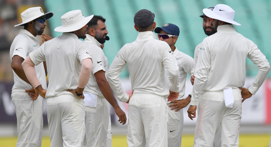 West Indies 94-6, trail India by 555 runs in 1st Test