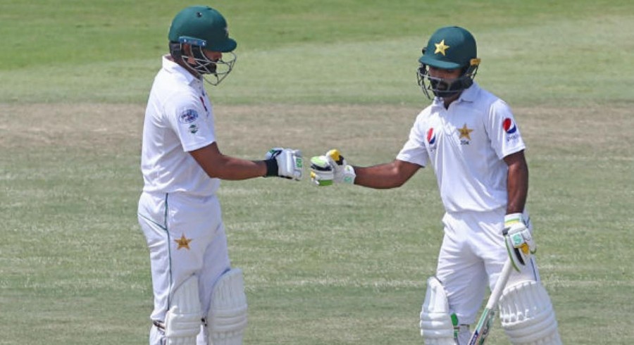Azhar’s fifty helps Pakistan rebuild on day two