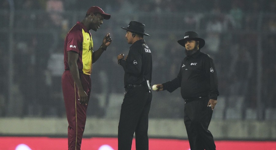West Indies captain Brathwaite rails at Bangladesh umpires