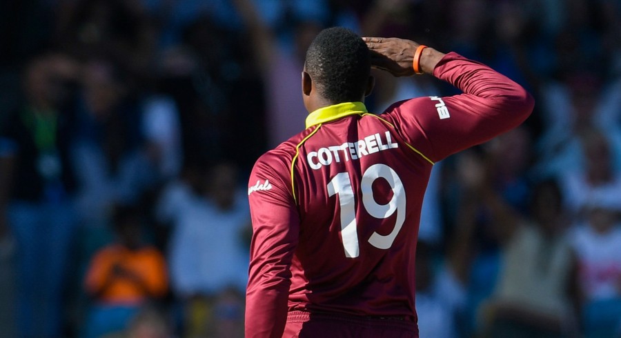 Cottrell revels in West Indies' wicket salute