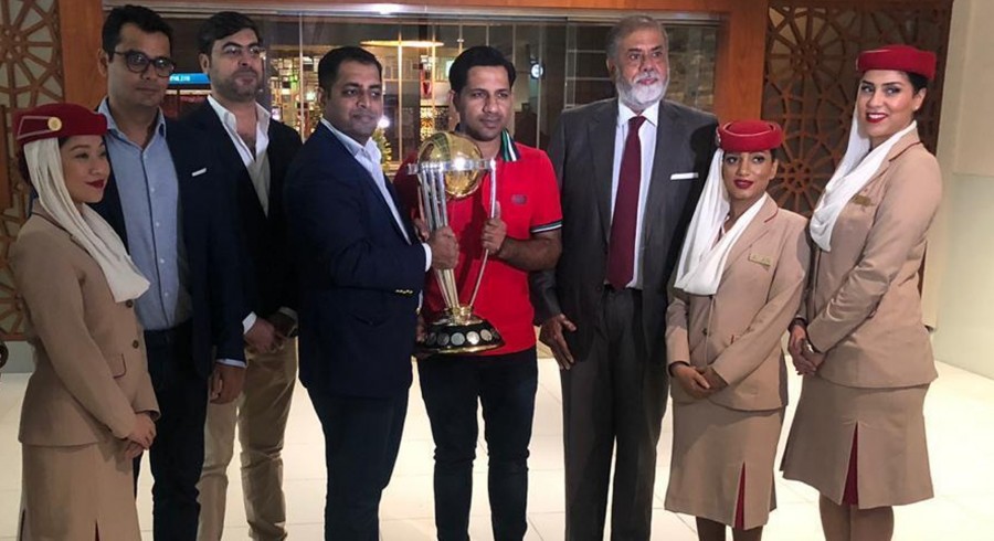 ICC World Cup 2019 trophy arrives in Pakistan