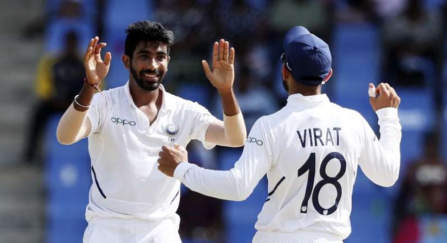 Bumrah five-wicket haul helps India thrash Windies in first Test