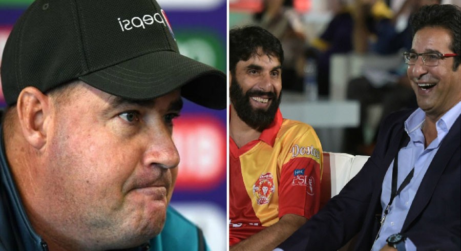 Arthur defends remarks about Wasim, Misbah