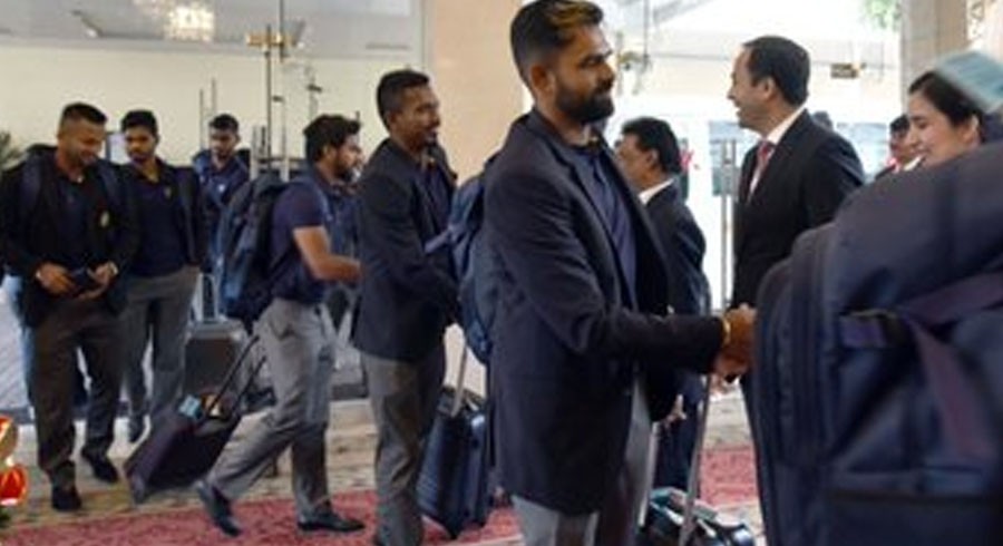 Sri Lankan team arrives in Islamabad amid tight security