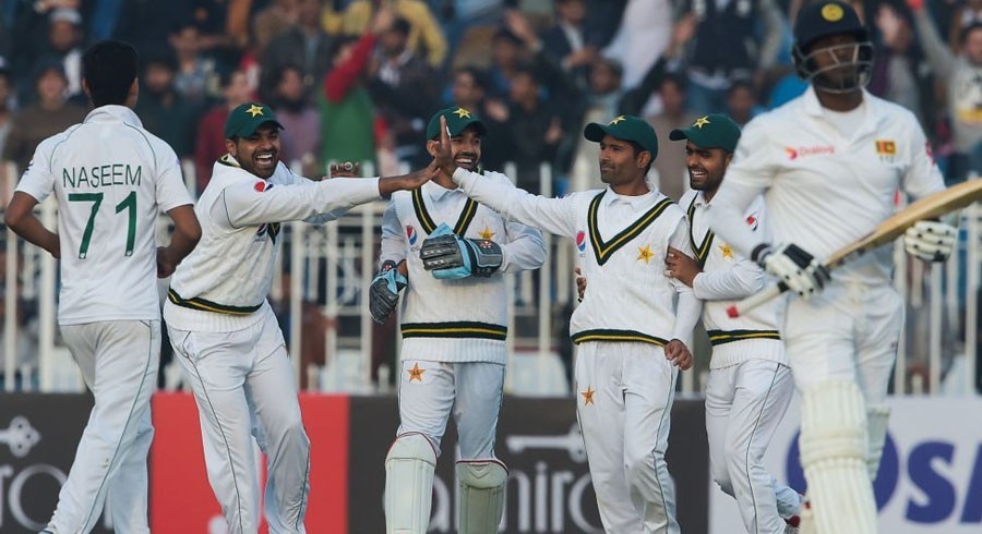 پاکستان اور سری لنکا کے درمیان پہلا ٹیسٹ بغیر نتیجہ کے ختم