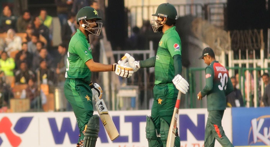 Babar, Hafeez shine as Pakistan clinch T20I series against Bangladesh