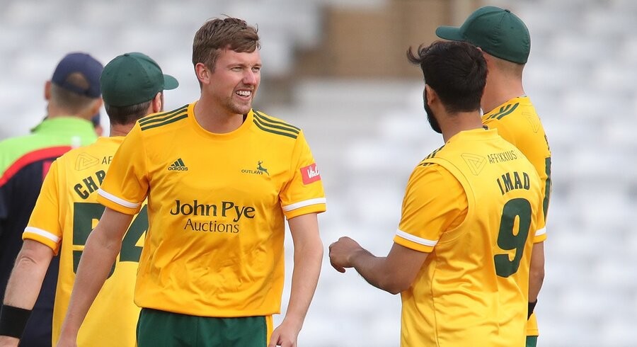 WATCH: Imad Wasim stars for Nottinghamshire in T20 Blast