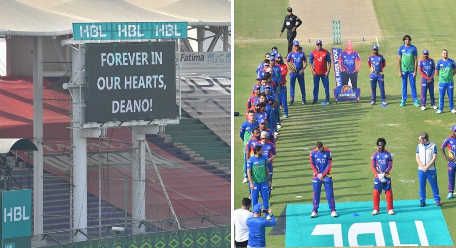 WATCH: Kings, Sultans pay tribute to Dean Jones before PSL qualifier