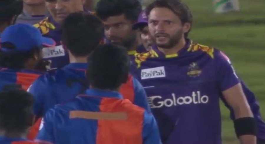 WATCH: Afridi erupts in anger on Afghanistan pacer who abused Amir