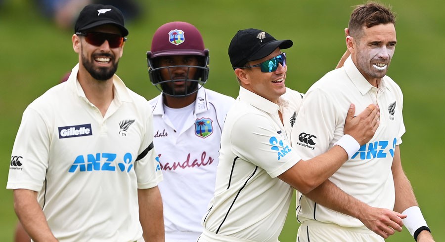 Bowlers push New Zealand to brink of first Test victory against West Indies