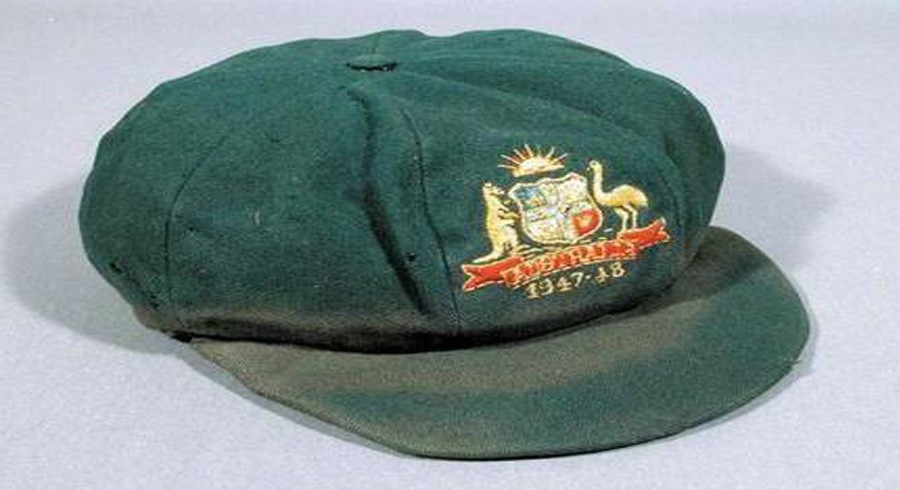 Bradman's 'baggy green' cap from 1928 debut to be auctioned