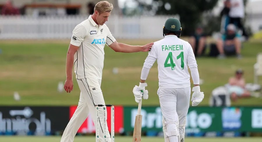 Jamieson guilty of breaching the ICC Code of Conduct during Pakistan Test