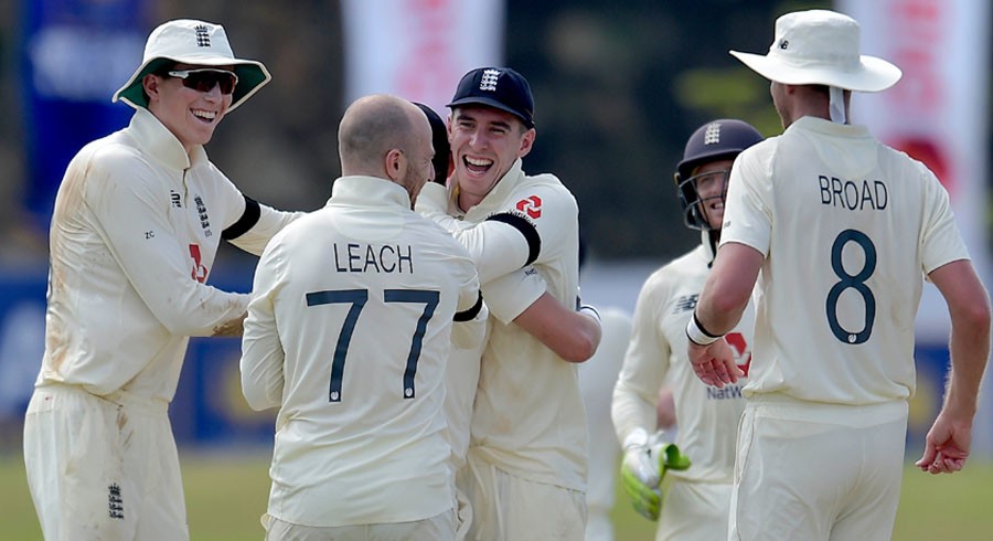 Leach takes five wickets as nervous England near victory