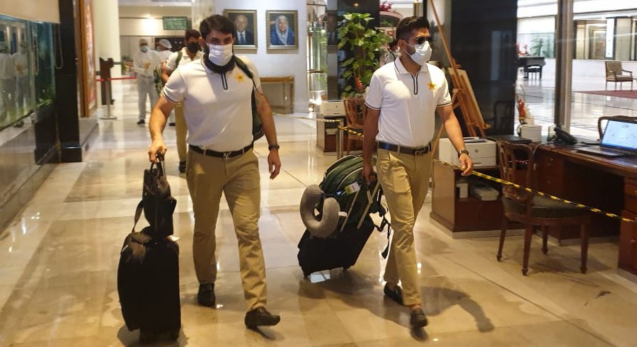 Pakistan squad departs for Africa tour via chartered flight
