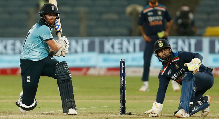 Bairstow says ‘it just happens’ as England hit 20 sixes to beat India