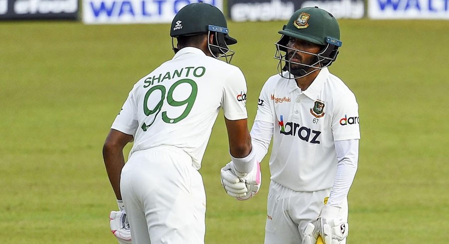 Record stand for Shanto and Mominal puts Bangladesh in charge of first Test
