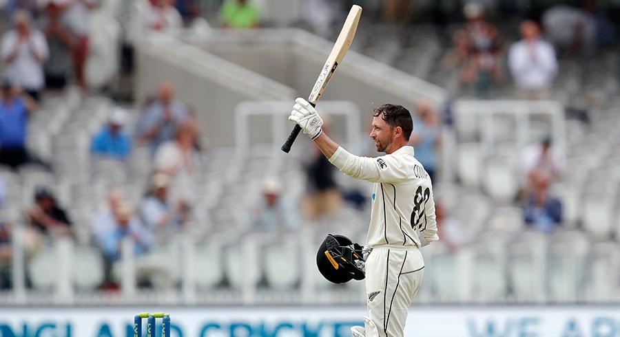 Debutant Conway's ton gives New Zealand solid platform against England