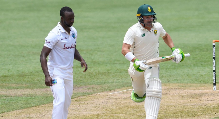 Elgar leads from front as South Africa recover against Windies