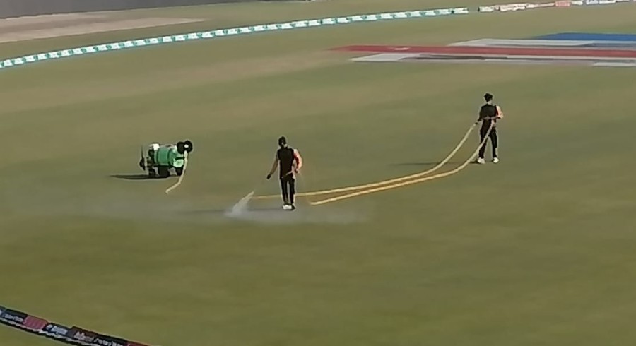 PCB is using chemical spray to offset dew at Gaddafi Stadium