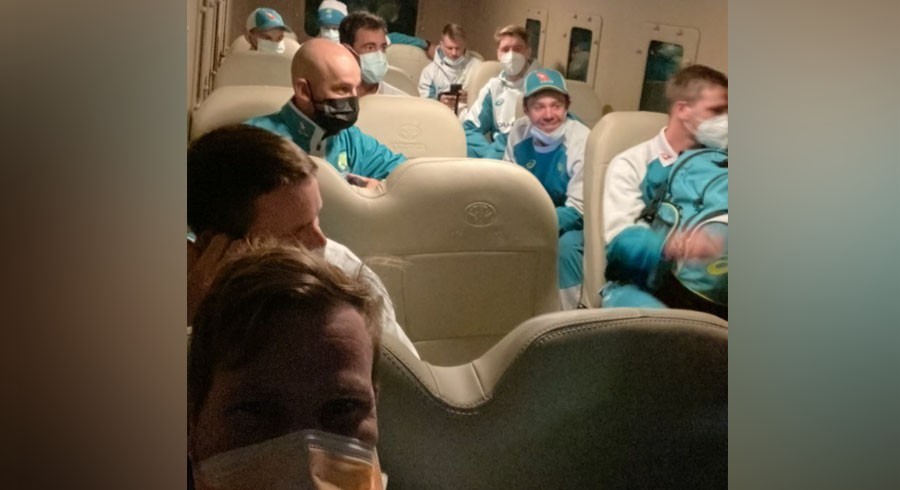 آسٹریلوی ٹیم 24 سال بعد سخت سیکیورٹی میں پاکستان پہنچ گئی