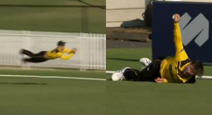 WATCH: Hilton Cartwright grabs absolute stunner during Australia's domestic cup