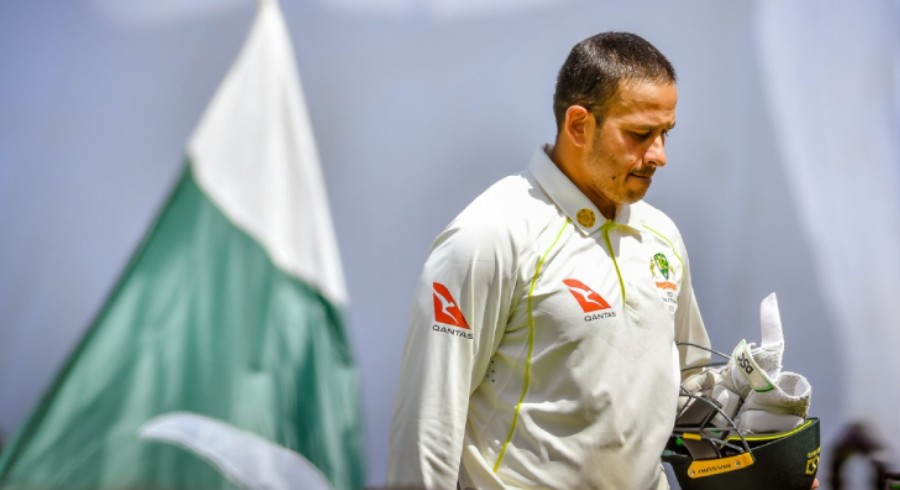 Usman Khawaja gets a standing ovation after his mammoth innings in Karachi