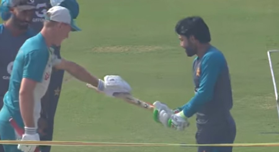 VIDEO: Rizwan imitates Smith under Labuschagne's guidance