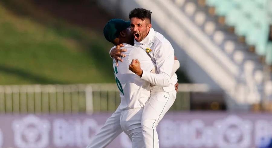 Late strikes by South Africa's Maharaj hurt Bangladesh in 274 run chase