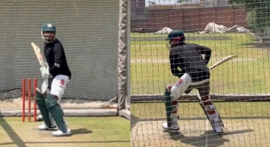WATCH: Babar Azam back in action in training nets