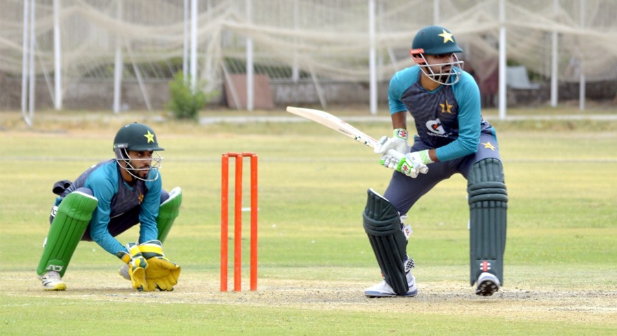 Babar Azam's Eagles post 312-run target for Shaheens in practice match
