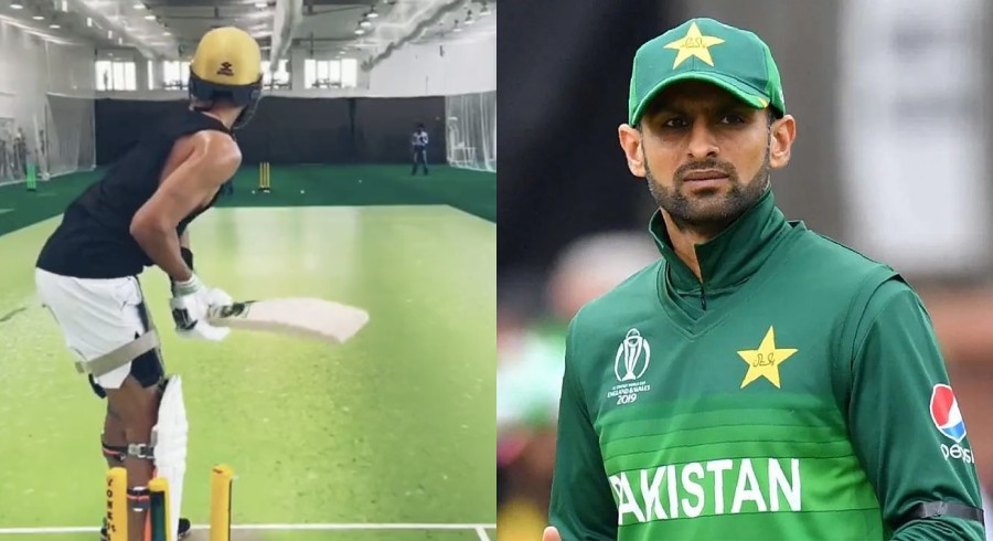 WATCH: Shoaib Malik practices his power-hitting skills ahead of T20 World Cup
