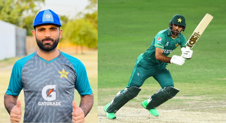 Fakhar Zaman receives his ICC ODI Team of the Year cap