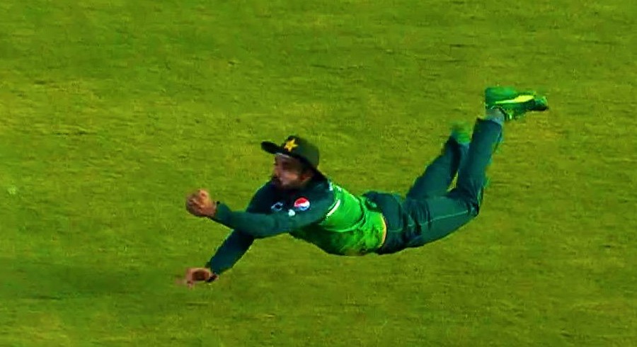 WATCH: Shadab Khan's one-handed stunner during first PAKvWI ODI