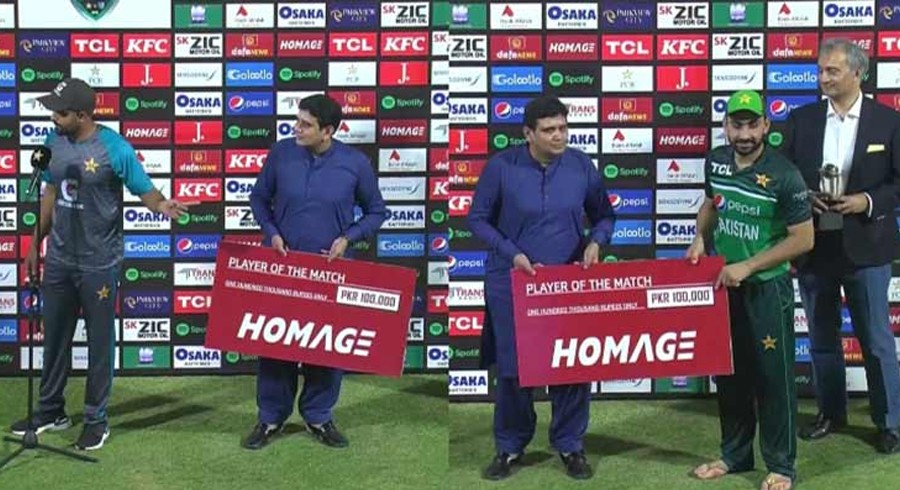 Netizens praise Babar for giving his Player of the Match award to Khushdil