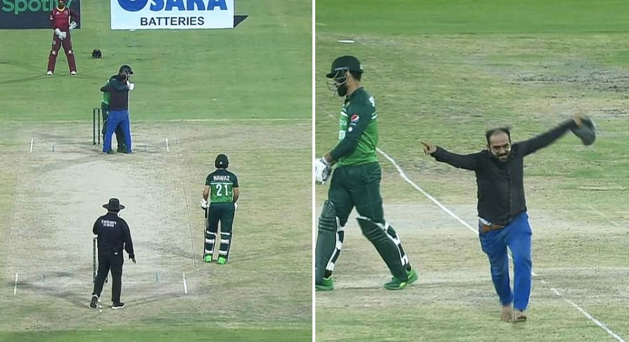 WATCH: Shadab Khan wins hearts after fan invades pitch to hug him