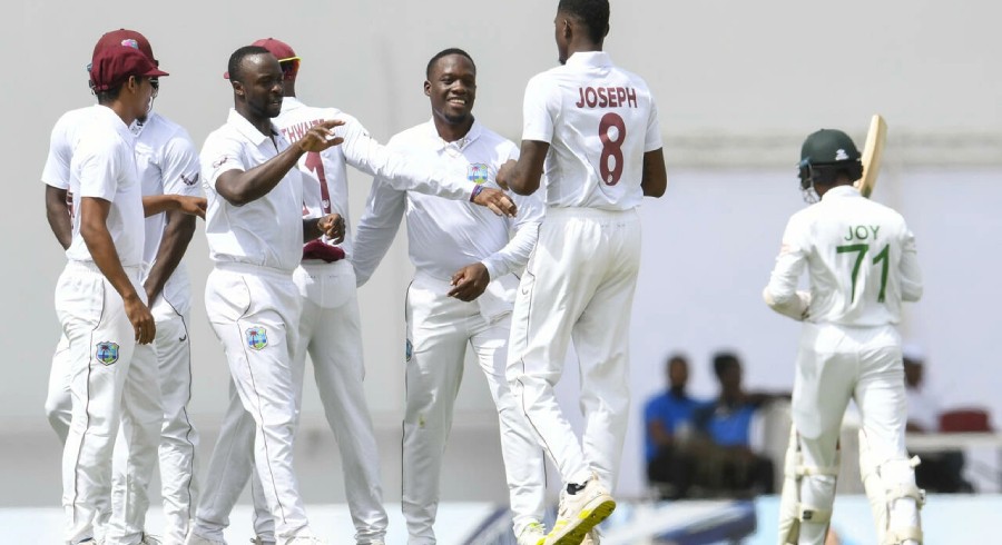 Bangladesh crash as West Indies dominate slow motion Test