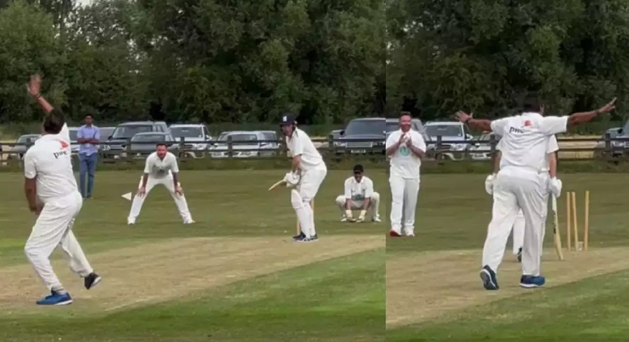 Watch: Wasim Akram back in action, cleans up Michael Atherton with a yorker