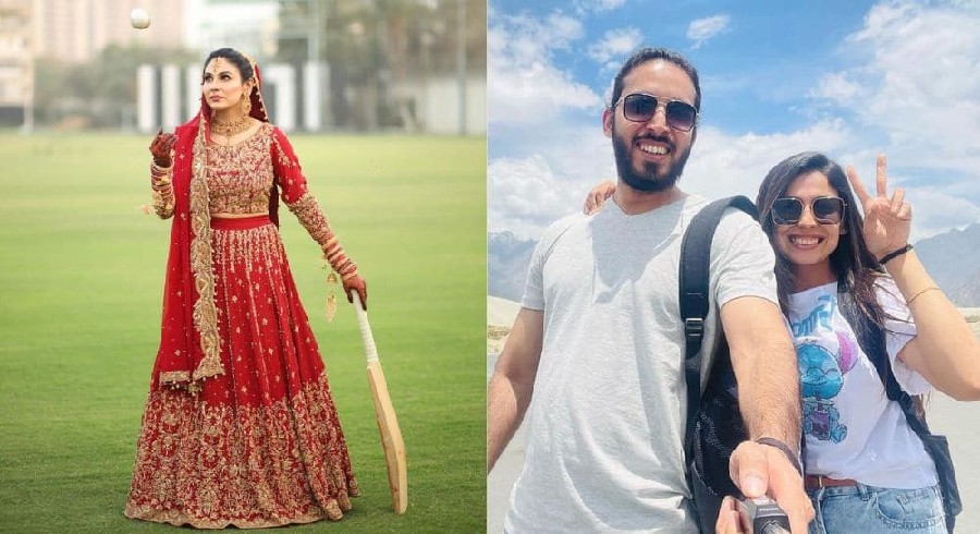 WATCH: Kainat Imtiaz plays cricket in Skardu with her husband