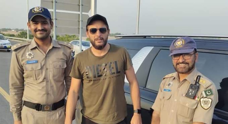 Shahid Afridi fined for overspeeding by motorway police