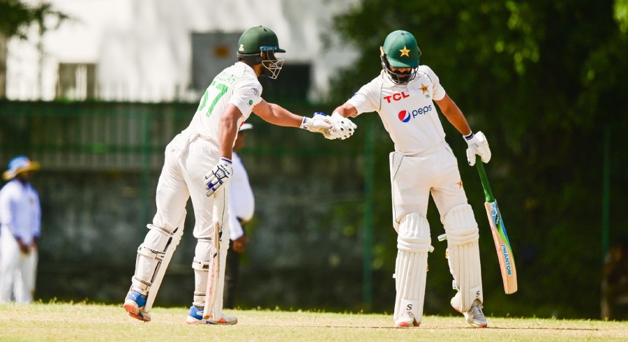 Pakistan batters put up a solid display, warm-up game against SL ends in a draw