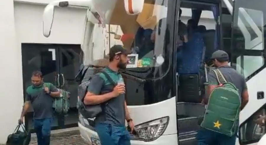 National side leaves for Colombo airport soon after conclusion of second Test